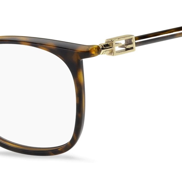 Fendi Glasses New Authentic Gold F Logo Optical Frames